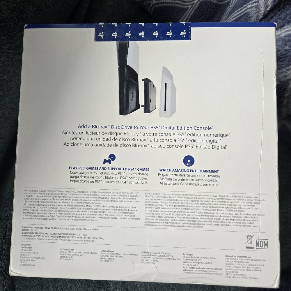 Sony PlayStation 5 (PS5) Disc Drive for Slim/ Pro. BRAND NEW. **Free Shipping** - Picture 2 of 5